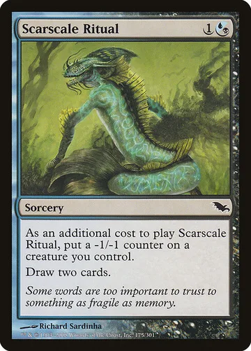 Scarscale Ritual 175, carta de Magic: The Gathering de Shadowmoor