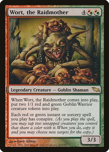 Wort, the Raidmother 223, carta de Magic: The Gathering de Shadowmoor