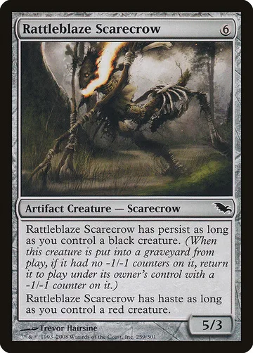 Rattleblaze Scarecrow 259, carta de Magic: The Gathering de Shadowmoor