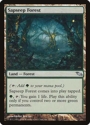 Sapseep Forest 279, carta de Magic: The Gathering de Shadowmoor