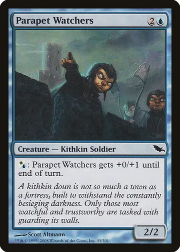 Parapet Watchers 45, carta de Magic: The Gathering de Shadowmoor