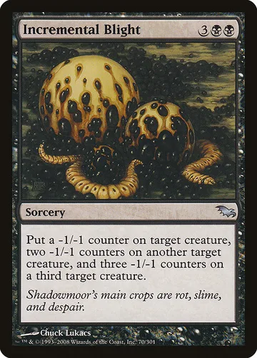 Incremental Blight 70, carta de Magic: The Gathering de Shadowmoor
