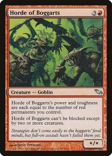 Horde of Boggarts 94, carta de Magic: The Gathering de Shadowmoor
