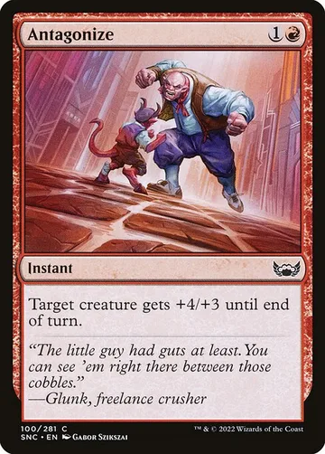 Antagonize 100, carta de Magic: The Gathering de Streets of New Capenna