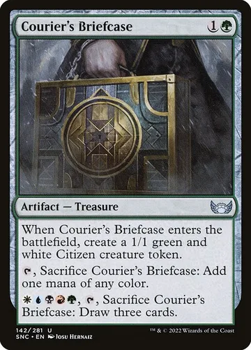 Courier's Briefcase 142, carta de Magic: The Gathering de Streets of New Capenna