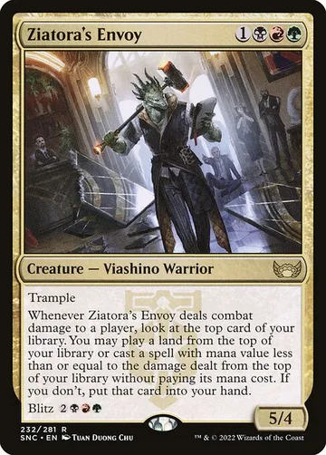 Ziatora's Envoy 232, carta de Magic: The Gathering de Streets of New Capenna