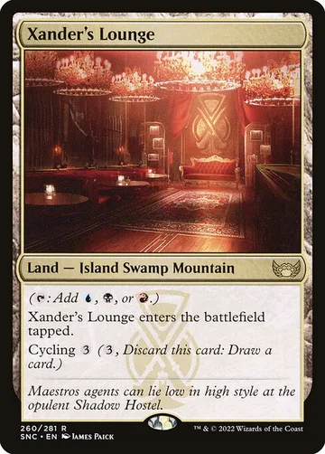 Xander's Lounge 260, carta de Magic: The Gathering de Streets of New Capenna