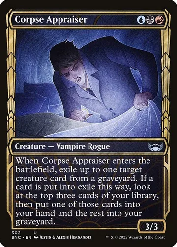 Corpse Appraiser 302, carta de Magic: The Gathering de Streets of New Capenna