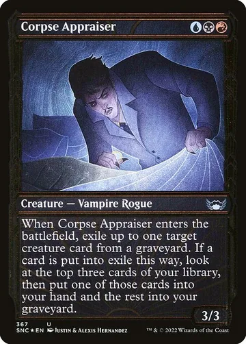 Corpse Appraiser 367, carta de Magic: The Gathering de Streets of New Capenna