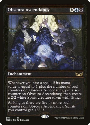 Obscura Ascendancy 387, carta de Magic: The Gathering de Streets of New Capenna