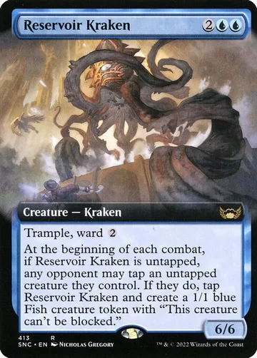 Reservoir Kraken 413, carta de Magic: The Gathering de Streets of New Capenna