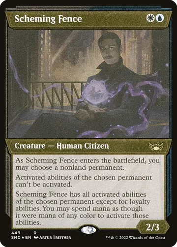 Scheming Fence 449