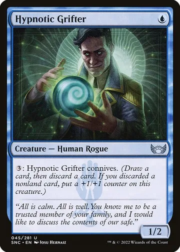 Hypnotic Grifter 45, carta de Magic: The Gathering de Streets of New Capenna