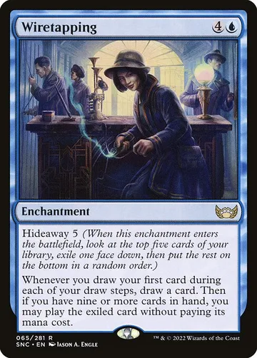 Wiretapping 65, carta de Magic: The Gathering de Streets of New Capenna