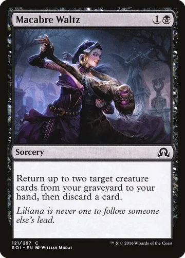 Macabre Waltz 121, carta de Magic: The Gathering de Shadows over Innistrad