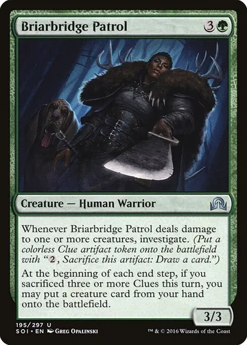 Briarbridge Patrol 195, carta de Magic: The Gathering de Shadows over Innistrad