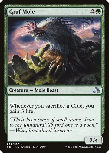 Graf Mole 207, carta de Magic: The Gathering de Shadows over Innistrad