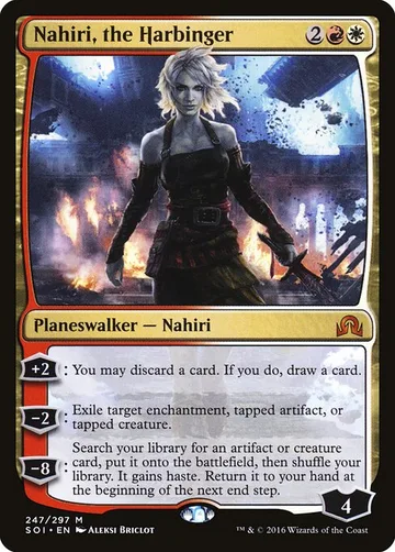 Nahiri, the Harbinger 247, carta de Magic: The Gathering de Shadows over Innistrad