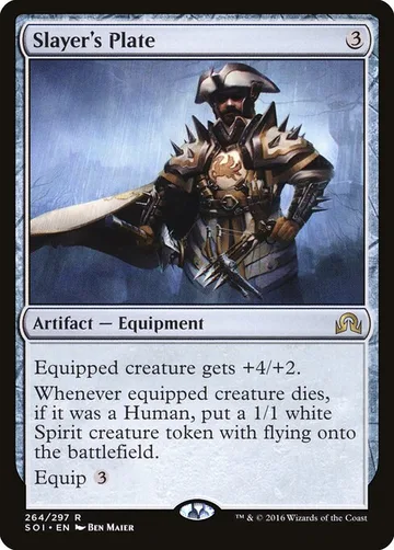 Slayer's Plate 264, carta de Magic: The Gathering de Shadows over Innistrad