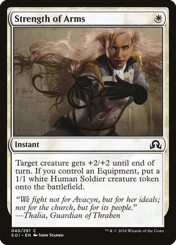 Strength of Arms 40, carta de Magic: The Gathering de Shadows over Innistrad