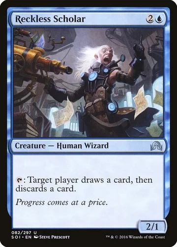 Reckless Scholar 82, carta de Magic: The Gathering de Shadows over Innistrad