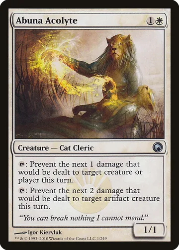 Abuna Acolyte 1, carta de Magic: The Gathering de Scars of Mirrodin