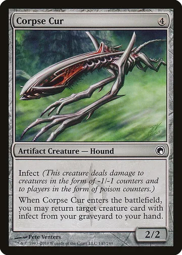 Corpse Cur 147, carta de Magic: The Gathering de Scars of Mirrodin