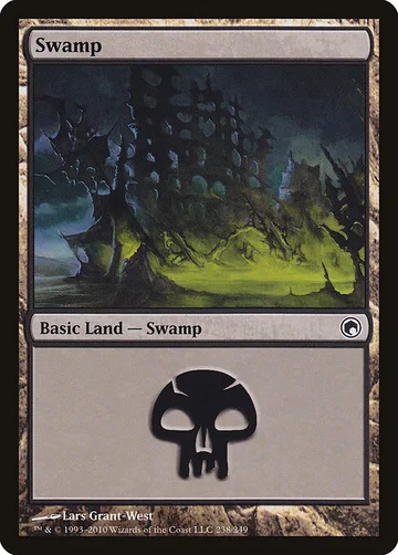 Swamp 238, carta de Magic: The Gathering de Scars of Mirrodin