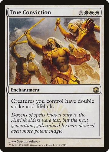 True Conviction 25, carta de Magic: The Gathering de Scars of Mirrodin