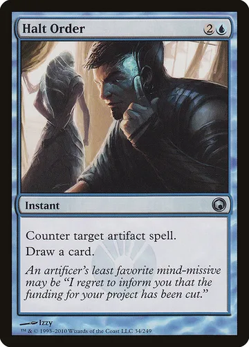 Halt Order 34, carta de Magic: The Gathering de Scars of Mirrodin