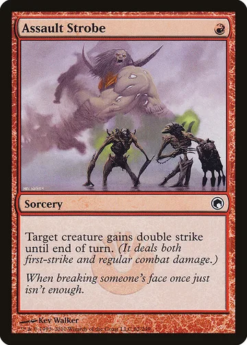 Assault Strobe 82, carta de Magic: The Gathering de Scars of Mirrodin