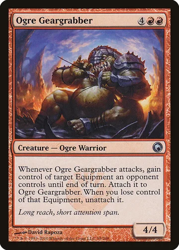 Ogre Geargrabber 99, carta de Magic: The Gathering de Scars of Mirrodin