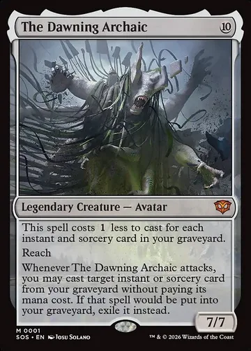 The Dawning Archaic 1, carta de Magic: The Gathering de Secrets of Strixhaven