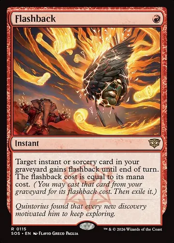 Flashback 115, carta de Magic: The Gathering de Secrets of Strixhaven