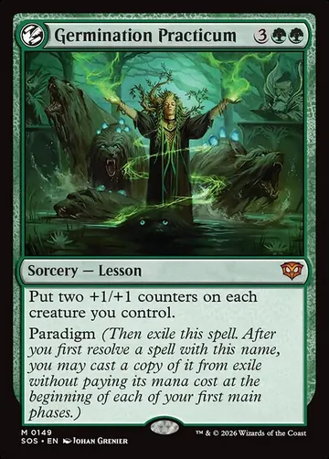 Germination Practicum 149, carta de Magic: The Gathering de Secrets of Strixhaven