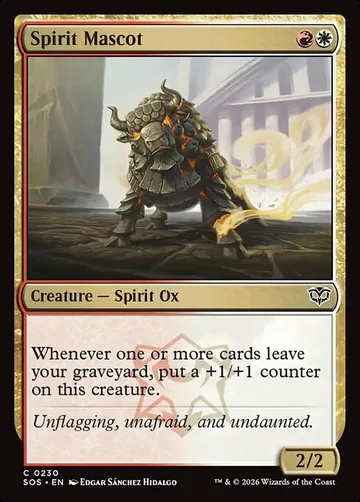 Spirit Mascot 230, carta de Magic: The Gathering de Secrets of Strixhaven