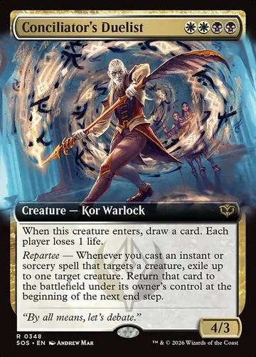 Conciliator's Duelist 348, carta de Magic: The Gathering de Secrets of Strixhaven