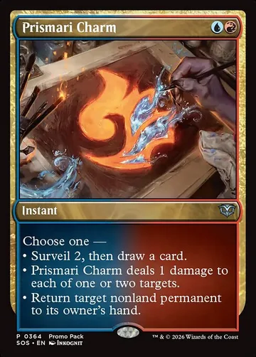 Prismari Charm 364, carta de Magic: The Gathering de Secrets of Strixhaven