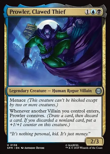 Prowler, Clawed Thief 138