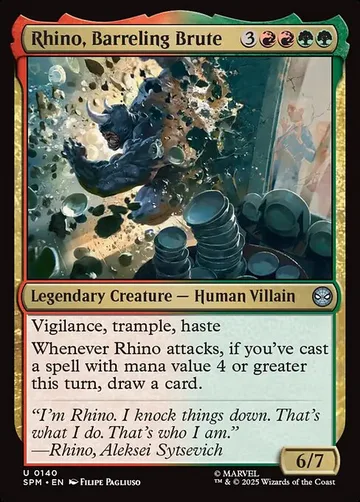 Rhino, Barreling Brute 140