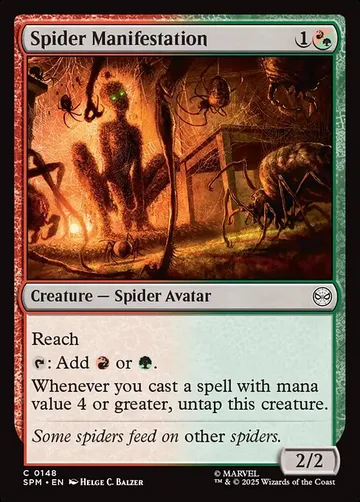 Spider Manifestation 148