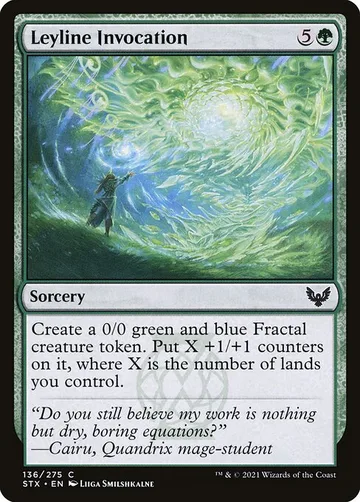 Leyline Invocation 136, carta de Magic: The Gathering de Strixhaven: School of Mages