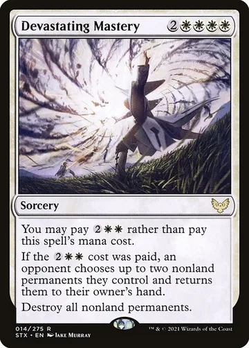 Devastating Mastery 14, carta de Magic: The Gathering de Strixhaven: School of Mages