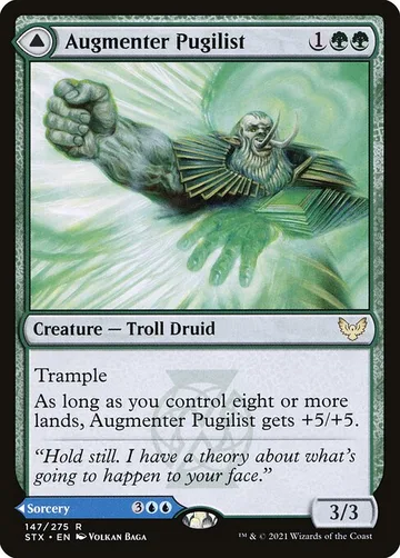 Augmenter Pugilist // Echoing Equation 147, carta de Magic: The Gathering de Strixhaven: School of Mages