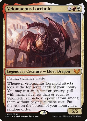 Velomachus Lorehold 245, carta de Magic: The Gathering de Strixhaven: School of Mages