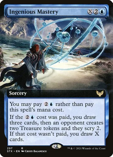 Ingenious Mastery 297, carta de Magic: The Gathering de Strixhaven: School of Mages