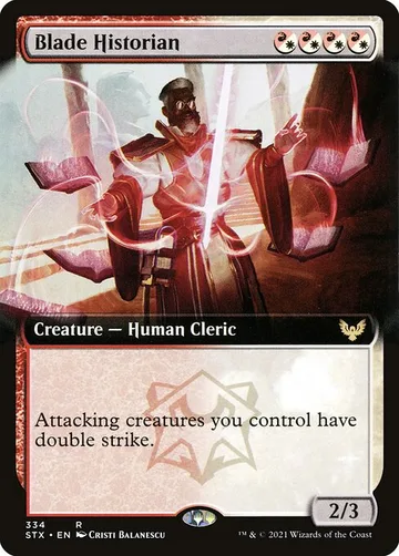 Blade Historian 334, carta de Magic: The Gathering de Strixhaven: School of Mages