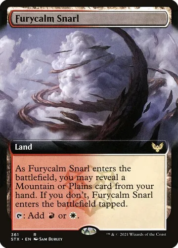 Furycalm Snarl 361, carta de Magic: The Gathering de Strixhaven: School of Mages