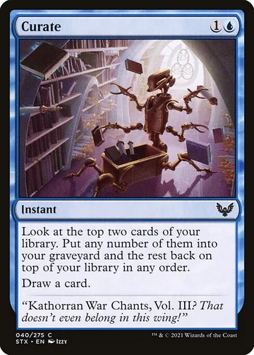 Curate 40, carta de Magic: The Gathering de Strixhaven: School of Mages