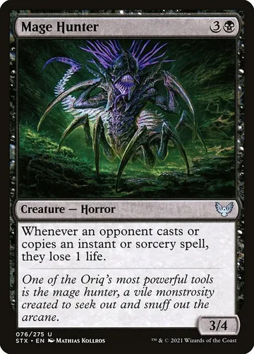 Mage Hunter 76, carta de Magic: The Gathering de Strixhaven: School of Mages